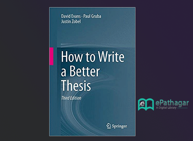 Download How To Write A Better Thesis (Third Edition) Free PDF