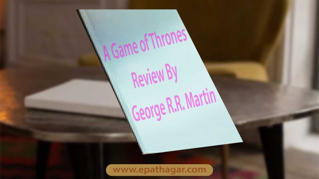 A Game of Thrones Summary Book Cover Image