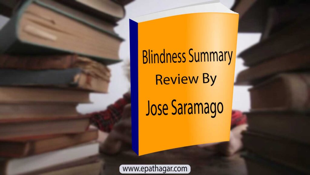 Blindness Summary Book Cover Image