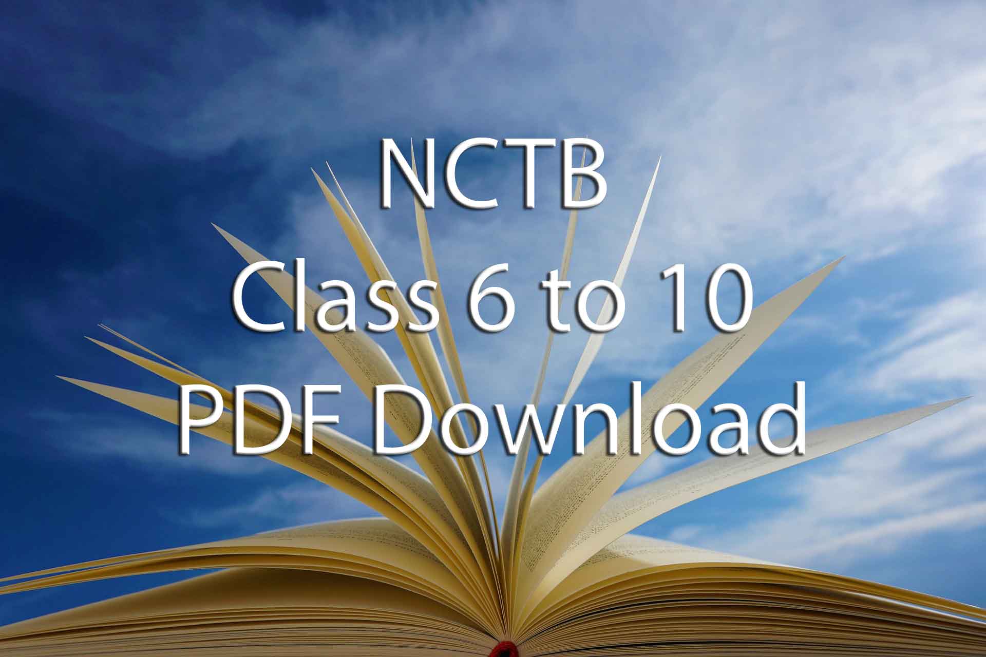 Class 6 to Class 10 All NCTB Books PDF Download-2024
