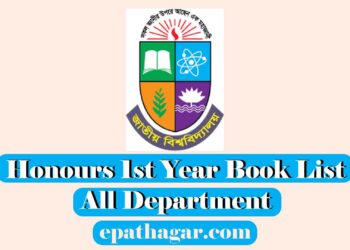 Honours 1st Year Book List