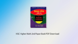 HSC Higher Math 2nd Paper Book PDF Download