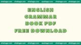 English Grammar Book PDF Free Download