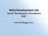 NGO Job Circular – SDF – Junior Officer