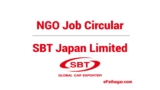 NGO Job Circular | SBT Japan Limited-Overseas Sales Executive